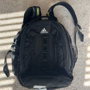 Adidas Black and Yellow Backpack